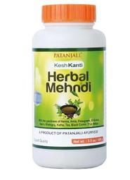 印度Patanjali Herbal Mehandi指甲花染髮粉 henna 100g(深棕色)