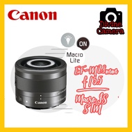 Canon EF-M 28mm f/3.5 Macro IS STM Lens Warranty Canon Malaysia