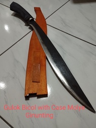 Gulok Bicol with Kaluban Ginunting Molye Blade with Subo