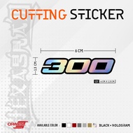 Xmax 300 Two-Tone Cutting Sticker | Xmax 300 Two-tone Cutting Sticker