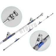 Fine craftsmanship 1.98M 2.1M Saltwater Spinning Big Game Fishing Rod 50kg 2 Piece Offshore Trolling