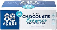 88 Acres Dark Chocolate Brownie Seed Protein Bar 9 Count, 1.9 OZ