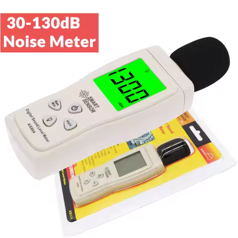 Digital Sound Level Meter AS804 30-130dB Noise Meter Tester Smart Sensor Noise DB Detector Analyzer 