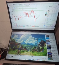 24.5吋雙屏摺疊顯示器 顯示屏 螢幕 Foldable Dual Monitor 1080p