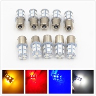 ไฟสัญญาณไฟเลี้ยว LED 12V 24V ไฟท้าย LED SMD P21W G18 1156สีขาวหลอดไฟติดรถ