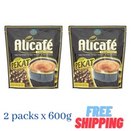 Power Root Alicafé 5 in 1 Tongkat Ali  Ginseng Lebih Pekat Premix Coffee (15 Sachets x 40g) 600g x 2 packs