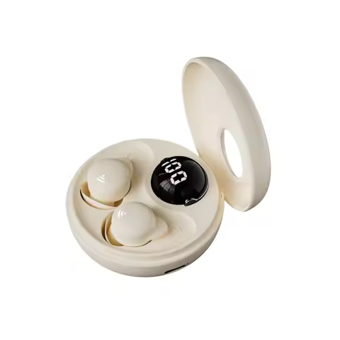 Mini Earbuds Invisible Headphones for Office Side Sleepers,Sleep buds Comfortable Noise Blocking,Blu