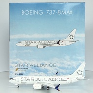 Phoenix Singapore Air 737 MAX 8 9V-MBL 1: 400 Alloy Airplane Model 04441