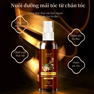 Hàn Quốc xịt đen tóc làm đen tóc vĩnh viễn serum đen tóc hà thủ ô dung dịch tăng trưởng tóc chăm sóc