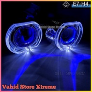 Biled E7-H4 | Paket lengkap | LED Projector 3 inc | vahid original