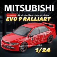 Die Cast 1:24 Lancer Evo 9 RALLIART Vehicle Model Diecast Collection