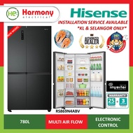 HISENSE 780L Side by Side Fridge