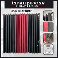 X9 Ready Made Curtain Siap Jahit, LANGSIR RAYA MIX COLOUR Kain Tebal (Free Eyelet / Free Ring )Blackout 85%