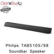 Philips TAB5105/98 Soundbar Speaker. Clearer TV Sound. Bluetooth. HDMI ARC. Safety Mark Approved. 1 Year Warranty.