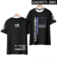 Hot Game Girls Frontline 3D T Shirt Women Men Summer Short Sleeve Funny O-neck Tshirt AR15 404 UMP45