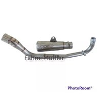 CLD X MONSTER EXHAUST COBRA NECK JUPITER Z/VEGA R/ZR/JUPITER Z1/SUPRA X GRAND C70/SMASH SHOGUN SUPRA