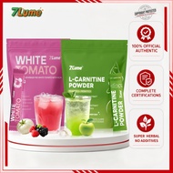 【HALAL】7LUME ‌White Tomato Skin Brightening Drink L-Carnitine Slimming Drink Combo Supplement Whiten