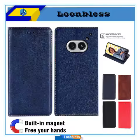 Phone Holster For Nothing Phone 2a Cases Etui Nothing Phone 2a Plus Case celular Book Cover Nothing 