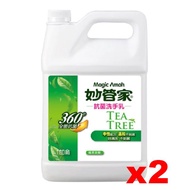 【妙管家】抗菌洗手乳-植萃茶樹4000g*2入