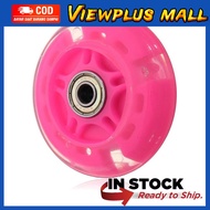 Roda Skuter Karet PU Lampu Led 80Mm Tidak Ada Suara Roda Skate Sepatu Roda Karet Roda Inline Skate S