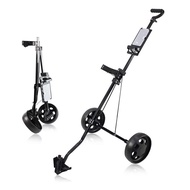 Foldable golf cart, two-wheeled iron cart, golf bag trolley, rental trolley, golf course supplies