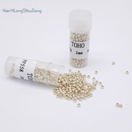 Japanese Imported TOHO Gold- and Silver-Coated Glass Beads for DIY Fashion Accessories Loose Beads i