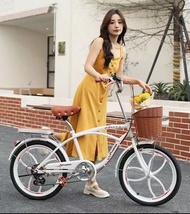 KP0190 鳳凰牌女式單車輕便攜帶通勤20/22寸學生腳踏變速單車Phoenix brand women's bicycle light portable commuter 20/22 inch student pedal variable speed bicycle