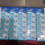 ถ่านกระดุม Accell LR626 ของแท้ 1แผง บรรจุ 10 ก้อน