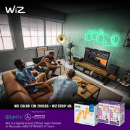 (แพ็คพิเศษ) Philips WiZ LEDหลอดไฟเปลี่ยนสีอัจฉริยะ เปลี่ยนสีได้ 16 ล้านสี 13 วัตต์ 2 หลอด(แพ็คเกจใหม