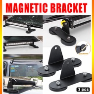 [GIORGIO ARMANI MALL](ขายดี)2Pcs ไฟ LED หลังคารถ Strong Light แผ่นฐานรอง Mount แม่เหล็กยึดโทรศัพท์สำ