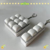 EMILEE Fidget Keychain, DIY Keyboard Keys Button Finger Keyboard Cap, Relaxing Keycap Relief Stress 