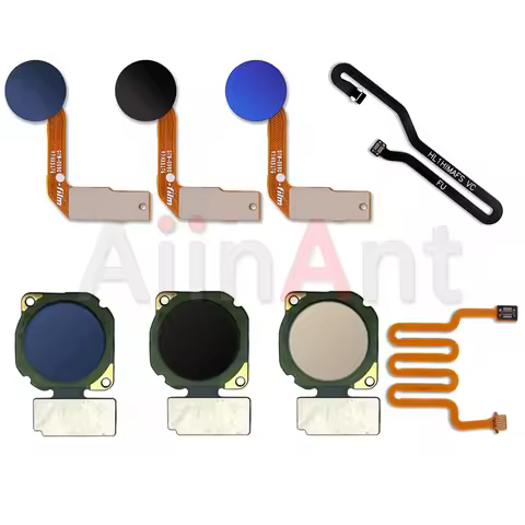 Aiinant Home Power Back Button Touch ID Finger Scanner Fingerprint Sensor Flex Cable For Huawei Mate