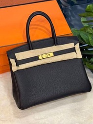 Hermes🌟Birkin 30 黑金 togo stamp K