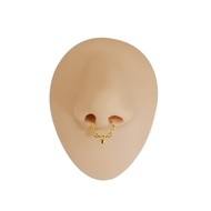 DO Elegant Heart Chain Septum Jewelry in 8MM and 10MM for Trendy Adults Wear