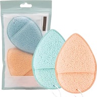 DAGEDA 2 PCS Konjac Facial Sponge, Deep Pore Cleansing and Exfoliating Blackheads, Daily Facial Clea