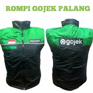 6,6 Gojek Waterproof Jacket Vest with Embroidered Logo