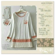 Mori Girl Sweet Lace Long Shirt
