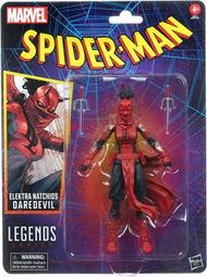 現貨美版 漫威Marvel Legends6吋 Elektra艾莉卡艾崔卡艾麗卡 幻影殺手夜魔俠 蜘蛛人復古吊卡 孩之寶