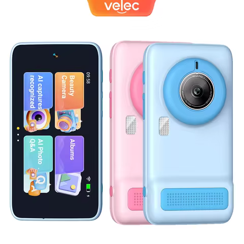 Velec Kids Smart AI Learning Camera Educational Toys with Photo Recognition Knowledge Encyclopedia F