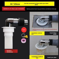 Anti-odor Anti-overflow Drain Hose Connector 40mm to 50mm