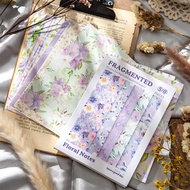 Beautiful Day Floral Small Letter Series Flower Background Material Paper Handbook European Style Ba