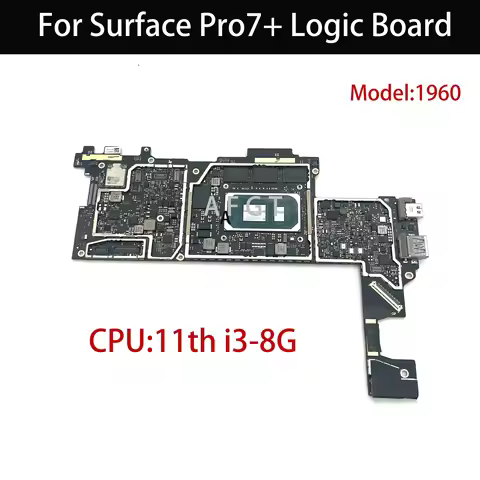Original Logic Board For Microsoft Surface Pro 7+ 7Plus 1960 Tablet Computer Motherboard 11th CPU i3