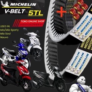 Michelin v belt van belt mio sporty nouvo fino mio soul carburetor 5TL v-belt original michelin yama