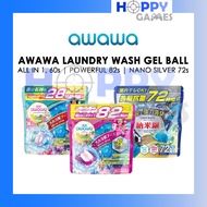 *FREE SHIPPING* Awawa Laundry Capsules Wash Gel Laundry Detergent Pods All in One Powerful Nano Silver