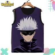 Jujutsu Kaisen v6 Children's Singlet Anime Manga Singlet Satoru Gojo 3D Printing For Ages 1-12 Years