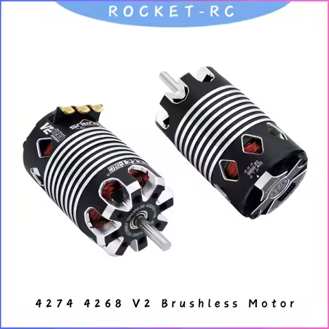 ROCKET-RC 4274 4268 V2 Sensored Brushless Motor 1900KV-2800KV 5mm Shaft for 1/8 RC Car Truck Buggy M