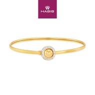 HABIB 925 Silver Bangle CJ-8-SCH 28 SC-ST