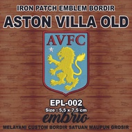 EPL-002 Patch ASTON VILLA Old emblem bordir logo jersey avfc aston vil