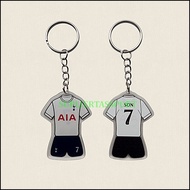 Acrylic Keychain Football Club Jersey Model With SON Player Name