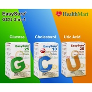 EASYSURE TEST STRIP GLUCOSE / CHOLESTEROL / URIC ACID